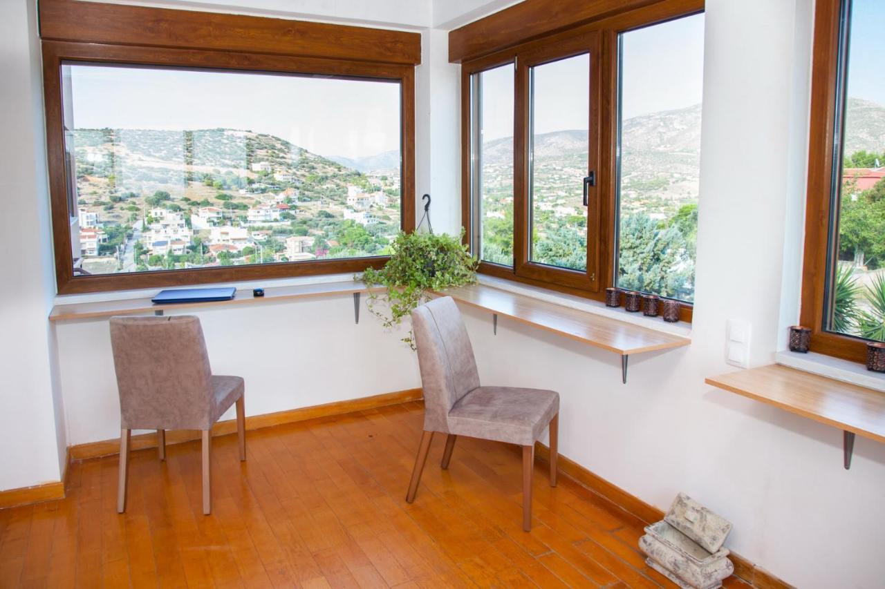 Villa Apex With Seaview Lagonisi Exterior foto